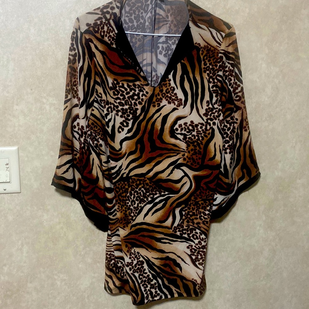 Cheetah print dress